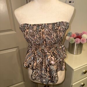 🌸 New Emory Rose Smocked Handkerchief Top Large